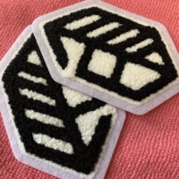 Livraison rapide Presse à chaud Broderie Chenille Applique, Design personnalisé Serviette Broderie Patch