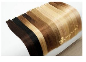Factory Price Raw Hair Tape in Remy Cuticle Aligned Russian Brazilian Hair Extensions in Various Colors <b>Tangle</b> Free Tape Hair - Product Image 4