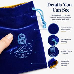 Custom <b>Watch</b> Pouch Soft Suede Velvet Drawstring Bag for Single <b>Watch</b> Travel Storage Protection Gift Packaging OEM Wholesale - Product Image 4