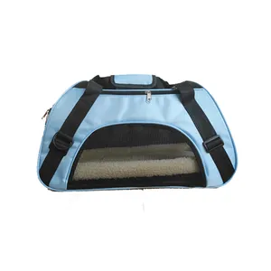 Bolsa para mascotas New Dog Cat Outgoing Carrier Plus Large Portable Transpirable Soft Side Plegable Jaula exterior Bolsa para perros