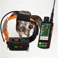 Collier intelligent avec GPS pour chiens : module d'énergie cinétique auto-rechargeable + batterie étendue de 6400 mAh et construction IP68