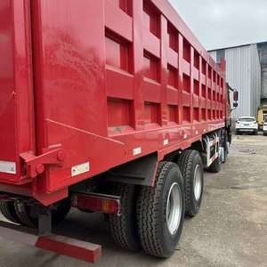 รถบรรทุกดิน SINOTRUK HOWO 8x4 371 แรงม้า มือสอง สำหรับงานเหมืองและก่อสร้าง ขนส่งทรายและดิน - Product Image 3