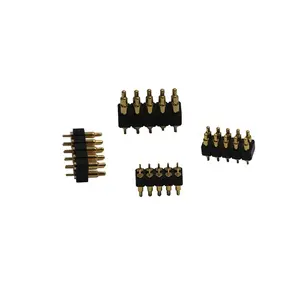 Conectores de doble fila personalizados, 2x5 pines, tipo DIP, Pogo, H7.0mm, 2,54
