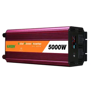 Suredom power Inverter 5000w 6000w modified Sine Wave 12v 24v to 110v 220v 230v solar inverter with display