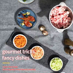 Hachoir Électrique Multifonctionnel 3L en Acier Inoxydable pour Cuisine Domestique, Hachoir à Viande et Trancheuse Automatique Compacte - Product Image 5