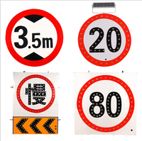 Panneau de signalisation routière réfléchissant en aluminium personnalisé en gros pour les rues urbaines et les autoroutes publiques