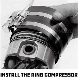 Herramienta compresora de anillos de pistón de motor de coche de 3'' y 6'', instalador de banda de trinquete de 53mm-150mm, instalador de banda de sujeción tipo trinquete para motor - Product Image 6