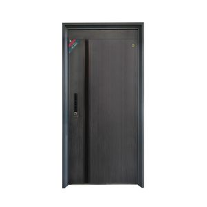Puerta de acero blindada a prueba de balas para restaurante cocina aluminio Rotura de puente térmico hecho a pedido estándar UL para banco - Product Image 1