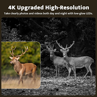 Caméra 2K UCon/Ubox avec caméra de chasse 4G activée par mouvement avec panneau solaire Caméra de chasse pour moniteur de faune extérieur