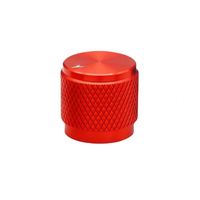 Bouton de potentiomètre linéaire moleté en aluminium CNC 12,5x15,5 mm, modèle AK-125155-6-GD, OEM pour contrôle du volume audio d'amplificateur DAC