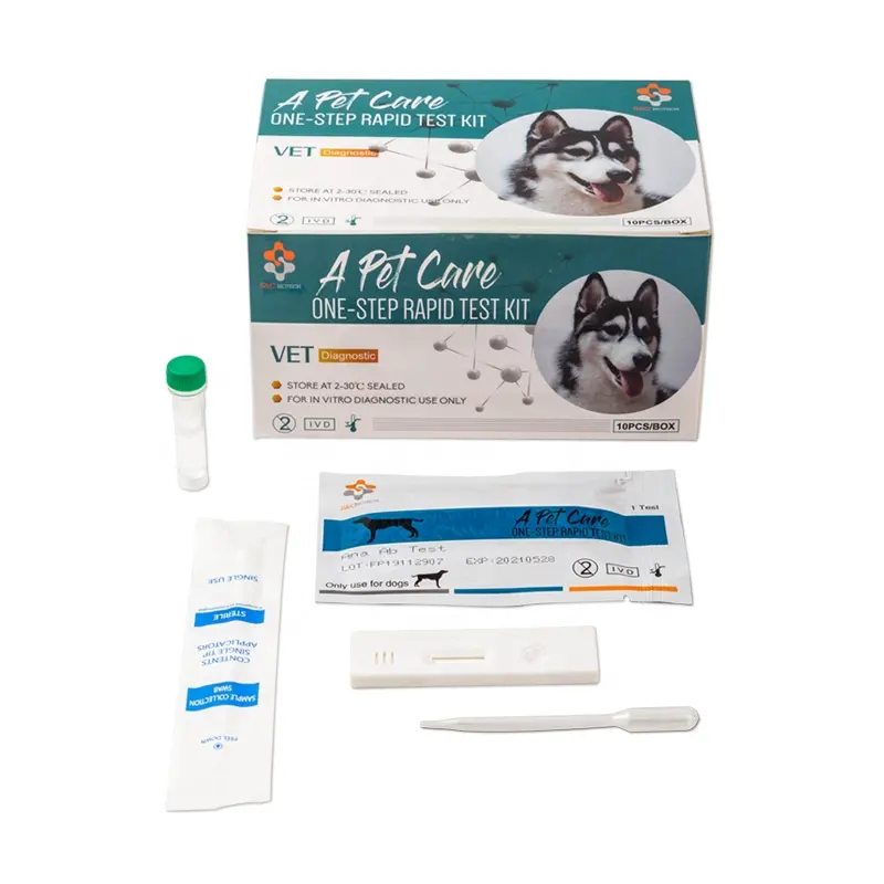 Kit de teste de 3 vias para cães EHR ANA BAB testes caninos Ehrlichia Anaplasma Babesia Gibsoni Kit de teste combinado