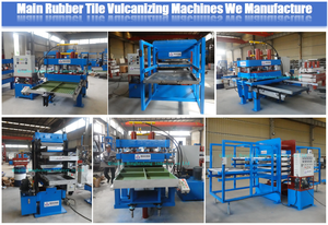 Máquina Vulcanizadora de Baldosas de Caucho de <span class=keywords><strong>Cuatro</strong></span> Columnas 120T, Máquina de Moldeo por Prensa Caliente para Ladrillos de Gránulos de EPDM - Product Image 6