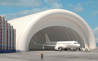 Bâches en PVC 900gsm 1050gsm Rouleau de bâche en PVC pour les avions gonflables Hangar Tente d'entrepôt