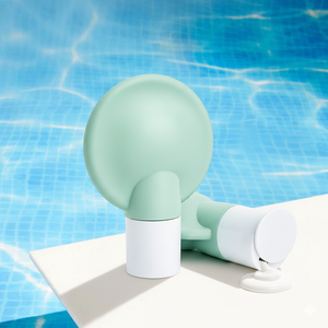 50ml 70ml 90ml Logo tùy chỉnh Cyan hình dạng đặc biệt xoay vít nắp rỗng mềm PE chai nhựa đóng gói cho Kem dưỡng da Kem chống nắng - Product Image 1