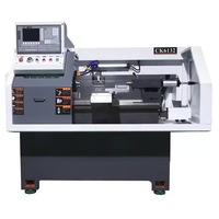 Torno CNC Horizontal CK6132 del Fabricante |   Torno de Precisión GSK de 3 Ejes, 6 Estaciones de Herramienta, Riel Duro y Bancada Plana, Precisión de 0.01mm