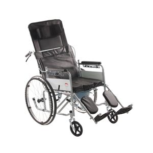 Fauteuil roulant manuel sur mesure, pliable, léger, avec cadre en acier et siège en tissu Oxford, aide à la mobilité portable pour personnes âgées - Product Image 3