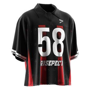 Maillot de football américain vintage, tissu tricoté respirant et brillant, chemise de rugby personnalisée pour le jour du match, unisexe - Product Image 5