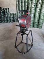 Alarme d'attaque aérienne manuelle à manivelle, support de montage, son puissant, en métal, portable, sirène