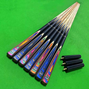 Queue de billard de haute qualité Growsport ZGBC-12 19oz en alliage d'aluminium avec joint en <span class=keywords><strong>bois</strong></span> d'érable et ébène, 9,8 mm, <span class=keywords><strong>pour</strong></span> billard et snooker - Product Image 1