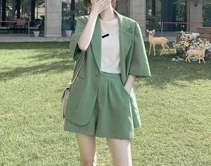 Chất Lượng Cao Mùa Thu Thể Thao Áo Khoác Womens Hai Mảnh Văn Phòng Kinh Doanh Làm Việc Quần Áo Blazers Và Quần Tailcoat Phù Hợp Với - Product Image 1