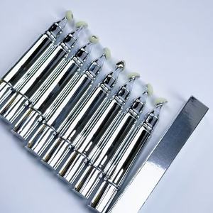 Lipstik <span class=keywords><strong>Matte</strong></span> Vegan Bebas Kekejaman Hewan 2026 Luxury Silver Tube Private Label Custom Logo Tahan Air Tahan Lama Velvet <span class=keywords><strong>Lip</strong></span> <span class=keywords><strong>Gloss</strong></span> - Product Image 3