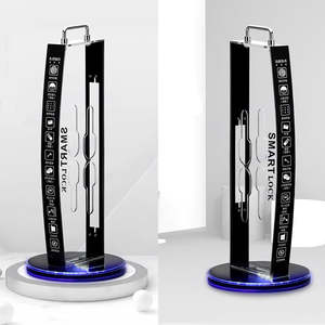 एंटी-चोरी ऐक्रेलिक डिजिटल फिंगरप्रिंट फेस स्मार्ट डोर लॉक डिस्प्ले 240*24 6068 सुरक्षित मोर्टिज़ लॉक - Product Image 3