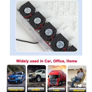 الرياح الكهربائية مكتب تهوية شحن USB المنزل تبريد السيارة وسادة السيارات - Product Image 4