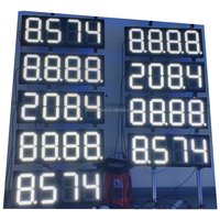 Écran publicitaire étanche IP65 LED 88.88 pour station service LED affichage du prix du gaz