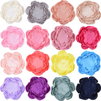 Fleurs de soie pour poignet en gros, bouquet de mariage, pinces à cheveux en plumes et perles, fascinateur, corsage, épingle à fleurs à bord brûlé