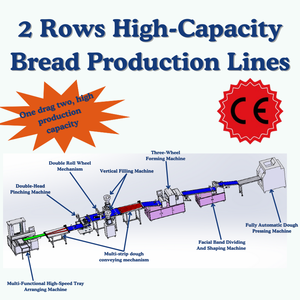 Bán nóng giao dịch tốt hoàn toàn tự động công suất cao dây chuyền sản xuất bánh mì 2 hàng điện thiết bị nướng bánh mì nướng và Baguette - Product Image 5