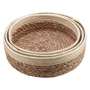 Cesta de Picnic aislada con mesa, almacenamiento tejido de ganchillo, Moisés de ratán para decoración del hogar, cestas de mimbre, jarrón deslizante de cocina - Product Image 6