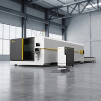Nouvelle Conception de Découpeuse Laser à Fibre CNC à Enveloppement de Sécurité Complet 3015 1500W 2000W 3000W 6000W pour l'Acier et le Métal