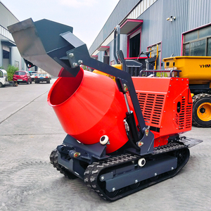 Giá tốt nhất 300L xi măng trộn Máy Nhà Máy Giá TRỘN BÊ TÔNG với cao su theo dõi tự tải - Product Image 4