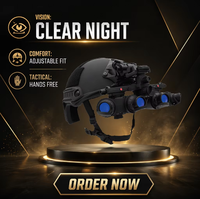 DA-GPNVG -1 Lunettes de vision nocturne panoramiques FOV120 FOM1600-2200 Phosphore blanc Auto-gating Gen2+/Gen3 IP65/IP67