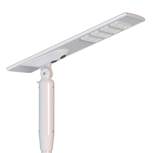 Lampadaires solaires LED extérieurs intégrés 80W 120W 300W avec caméra CCTV, corps en aluminium IP65, certifiés ROHS pour usage en jardin, batterie FL - Product Image 2