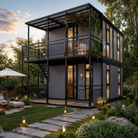 Offre Spéciale : Maison Conteneur Extensible à Deux Étages de 20 pieds, 3, 4 ou 5 Chambres, Habitation Préfabriquée Moderne et Portable pour Hôtel