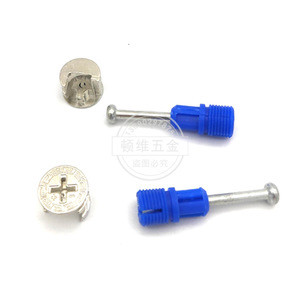 Conectores de Muebles Dunwei 3 en 1, Ruedas Excéntricas Reforzadas de Acero al Manganeso para Gabinetes, Armarios y Paneles de Muebles - Product Image 1