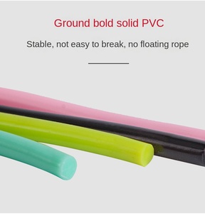 Pvc <span class=keywords><strong>jump</strong></span> <span class=keywords><strong>rope</strong></span> cho trong nhà/ngoài trời tập thể dục có thể điều chỉnh độ bền không kinking dây cho tốc độ thông minh Đào Tạo - Product Image 4