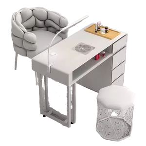 k Professional Professional Manicure Table with Dust Collector and LED Lamp Sturdy <b>Nail</b> <b>Desk</b> for Salon Spa Beauty Furniture - Product Image 4