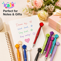 Stylo gel métallique haut de gamme KAIX avec logo personnalisé pour cadeaux promotionnels, pointe fine 0,5 mm, encre noire, vente en gros, fournitures de papeterie