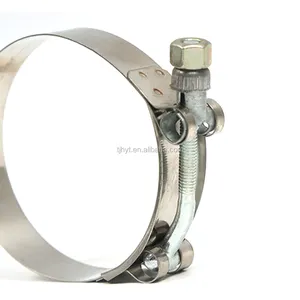 good quality steel fuel line t bolt hose clamp