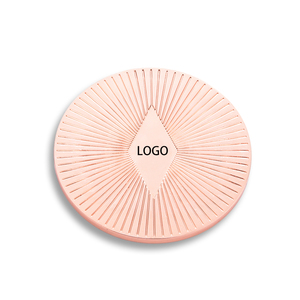 Rose Gold Double Sided Big Size Round Eco-friendly Cosmetic <b>Compact</b> Pocket <b>Mirror</b> with Red Velvet Pouch - Product Image 1
