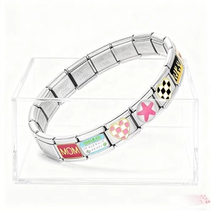 Factory Wholesale Typewriter Gesture Ship Checkers <b>Camera</b> Link 9mm Italian Charm Bracelet Making DIY Stainless Steel Jewelry - Product Image 4