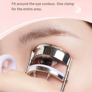 Recourbe-cils manuel portable en acier inoxydable à large angle pour un effet naturel, modèle grand format - Product Image 5