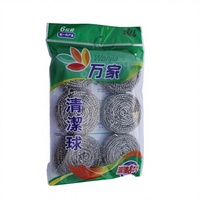 Éponge en acier inoxydable Bunker BKF125421, nettoyage puissant, chiffons à vaisselle, séchage rapide, maille, cuisine, en stock
