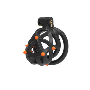 Cobra Serpent Maison Cock Cage Épines Long/Court Pénis Urétral Verrouillage Bondage Sissy Cuckold Male Chastity Cage avec 4 Anneaux - Product Image 2
