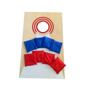 Juego Cornhole de tableros de madera personalizados con bolsas de frijoles para fiestas traseras Tamaño de regulación para deportes y entretenimiento - Product Image 1