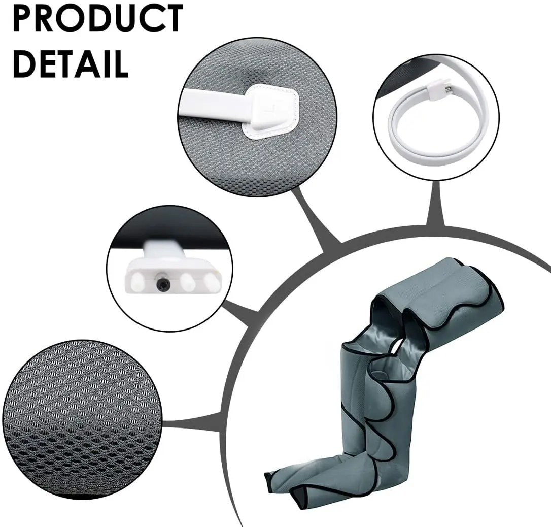 LUYAO 670C Pneumatik Manual Portabel Mesin Pressotherapy Kompresi Udara Pijat Kaki dan Pemijat Kaki