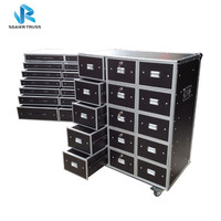 Mesa de DJ Sqaier, alta calidad, estante de vuelo, caja con cajones