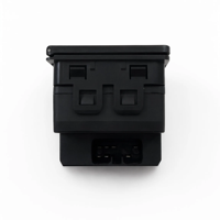 Maßgefertigte IP44 ABS Staubdichte Wasserdichte Automotive-Wechselrichter US-Steckdose mit Abdeckung 110V AC Elektrische Steckdose